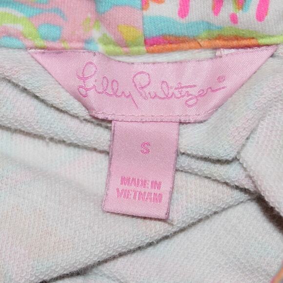 Lilly Pulitzer Skipper Popover ½ Zip Scuba to Cuba Resort White Size Small - Picture 5 of 5